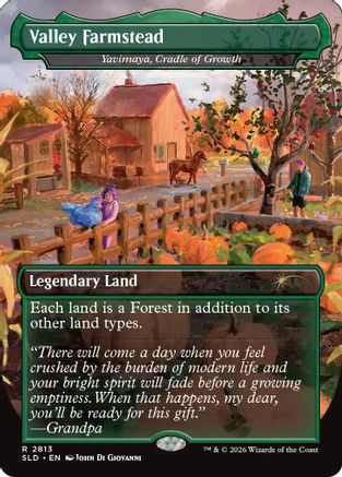 Valley Farmstead - Yavimaya, Cradle of Growth (SLD-2813) - Secret Lair Drop Series-1