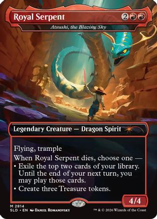 Royal Serpent - Atsushi, the Blazing Sky (SLD-2814) - Secret Lair Drop Series-1