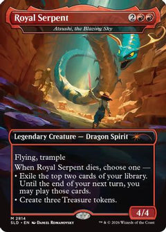 Royal Serpent - Atsushi, the Blazing Sky (SLD-2814) - Secret Lair Drop Series Foil-1
