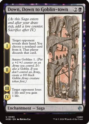 Down, Down to Goblin-town (HOB-065) - The Hobbit Foil-1