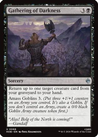 Gathering of Darkness (HOB-068) - The Hobbit Foil-1