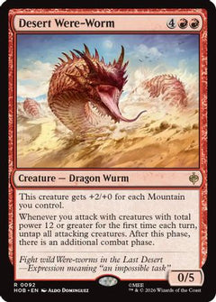 Desert Were-Worm (HOB-092) - The Hobbit Foil-1
