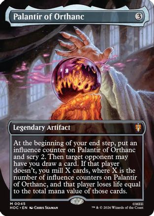 Palantir of Orthanc (Borderless) (HOC-045) - The Hobbit: Eternal-Legal Foil-1