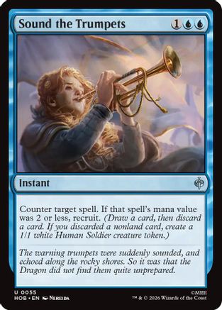 Sound the Trumpets (HOB-055) - The Hobbit Foil-1