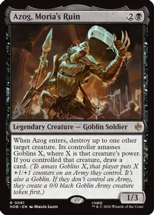 Azog, Moria's Ruin (HOB-061) - The Hobbit Foil-1