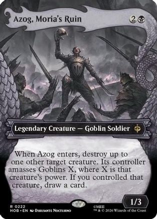 Azog, Moria's Ruin (Showcase) (HOB-222) - The Hobbit Foil-1