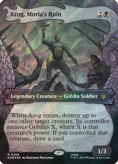Azog, Moria's Ruin (Showcase) (Surge Foil) (HOB-258) - The Hobbit Foil-1