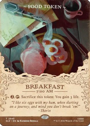 Food Token (2545) (SLD-2545) - Secret Lair Drop Series-1