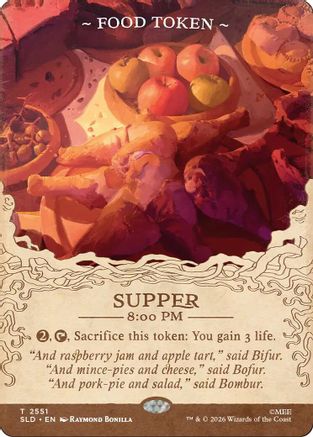 Food Token (2551) (SLD-2551) - Secret Lair Drop Series-1
