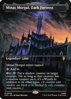 Minas Morgul, Dark Fortress (Borderless) (HOC-048) - The Hobbit: Eternal-Legal Foil-1