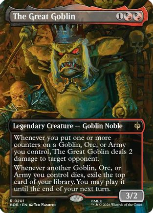 The Great Goblin (Borderless) (HOB-201) - The Hobbit Foil-1
