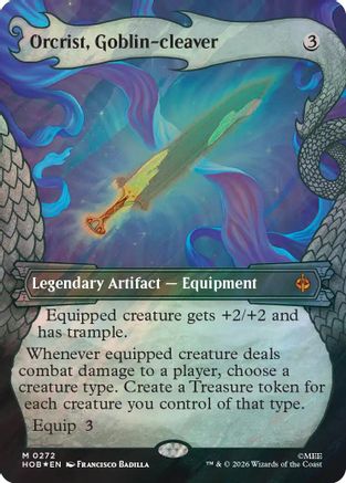 Orcrist, Goblin-cleaver (Showcase) (Surge Foil) (HOB-272) - The Hobbit Foil-1