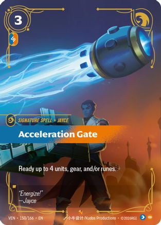 Acceleration Gate (150/166) - Vendetta Foil-1