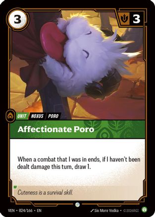 Affectionate Poro (024/166) - Vendetta Foil-1