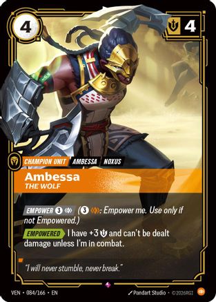 Ambessa, The Wolf (084/166) - Vendetta Foil-1