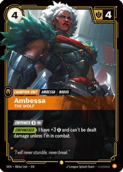 Ambessa, The Wolf (Alternate Art) (084a/166) - Vendetta Foil-1