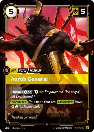 Aurok General (130/166) - Vendetta Foil-1