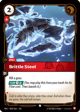 Brittle Steel (003/166) - Vendetta Foil-1