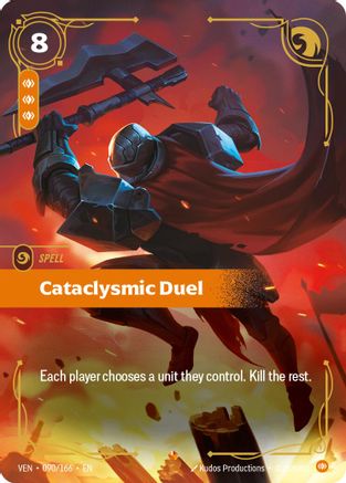 Cataclysmic Duel (090/166) - Vendetta Foil-1