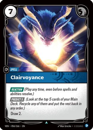 Clairvoyance (056/166) - Vendetta Foil-1