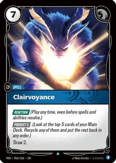 Clairvoyance (056/166) - Vendetta Foil-1