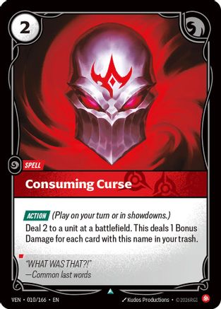 Consuming Curse (010/166) - Vendetta Foil-1