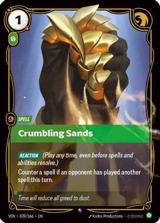 Crumbling Sands (039/166) - Vendetta Foil-1