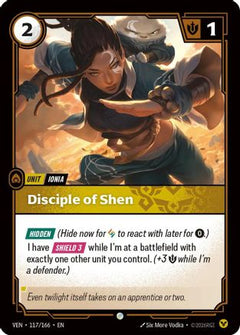 Disciple of Shen (117/166) - Vendetta Foil-1