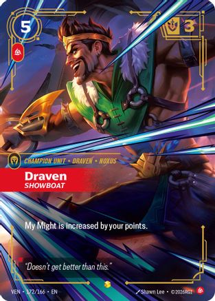 Draven, Showboat (172/166) - Vendetta Foil-1