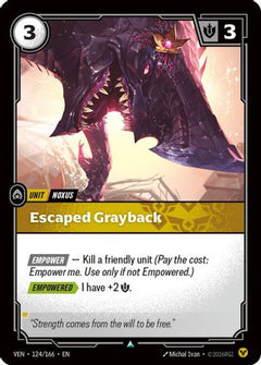 Escaped Grayback (124/166) - Vendetta Foil-1