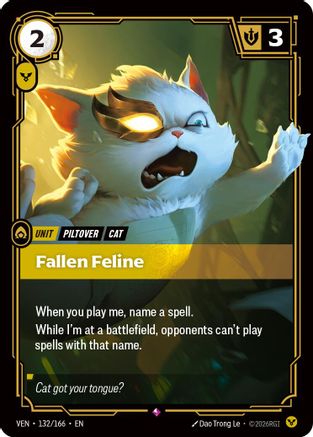 Fallen Feline (132/166) - Vendetta Foil-1