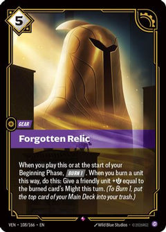 Forgotten Relic (108/166) - Vendetta Foil-1
