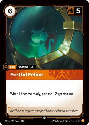Fretful Feline (071/166) - Vendetta Foil-1