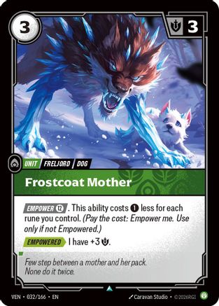 Frostcoat Mother (032/166) - Vendetta Foil-1