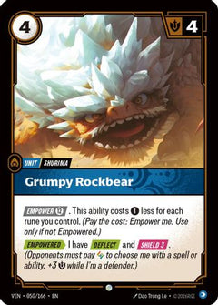 Grumpy Rockbear (050/166) - Vendetta Foil-1