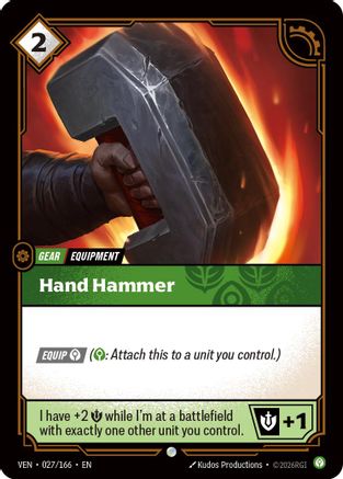 Hand Hammer (027/166) - Vendetta Foil-1