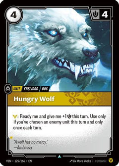 Hungry Wolf (125/166) - Vendetta Foil-1