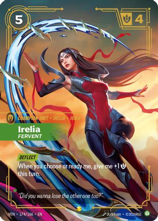 Irelia, Fervent (Overnumbered) (174/166) - Vendetta Foil-1