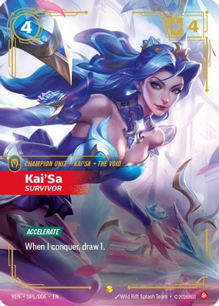 Kai'Sa, Survivor (SP1/006) - Vendetta Foil-1