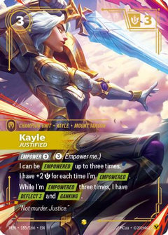 Kayle, Justified (Overnumbered) (185/166) - Vendetta Foil-1