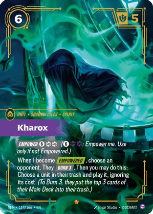 Kharox (114/166) - Vendetta Foil-1