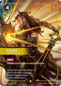 Leona, Determined (184/166) - Vendetta Foil-1