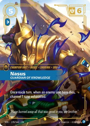 Nasus, Guardian of Knowledge (Overnumbered) (178/166) - Vendetta Foil-1