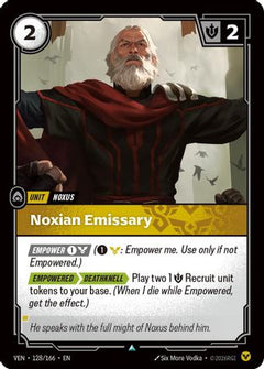 Noxian Emissary (128/166) - Vendetta Foil-1