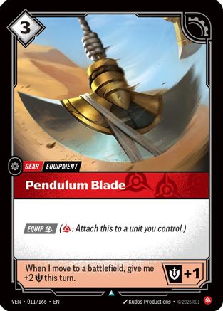 Pendulum Blade (011/166) - Vendetta Foil-1