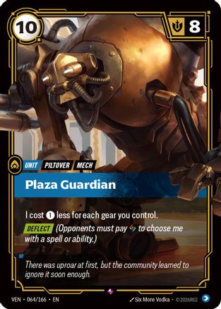 Plaza Guardian (064/166) - Vendetta Foil-1