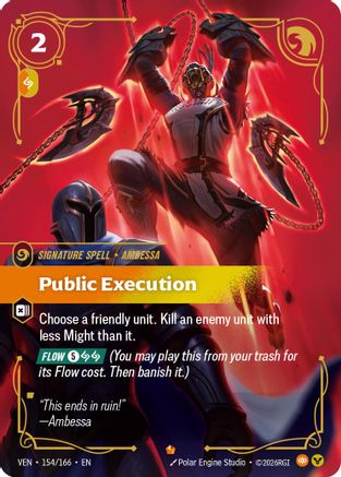 Public Execution (154/166) - Vendetta Foil-1