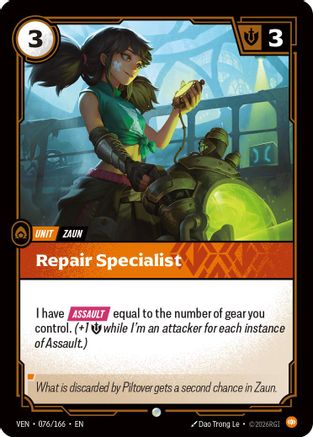 Repair Specialist (076/166) - Vendetta Foil-1