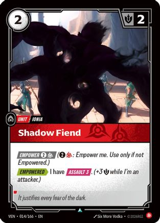 Shadow Fiend (014/166) - Vendetta Foil-1