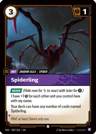 Spiderling (097/166) - Vendetta Foil-1